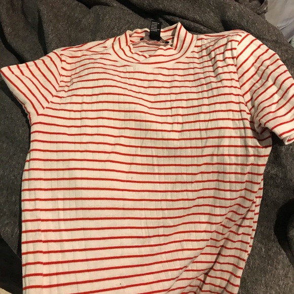 Forever 21 ribbed mockneck top - Picture 2 of 3